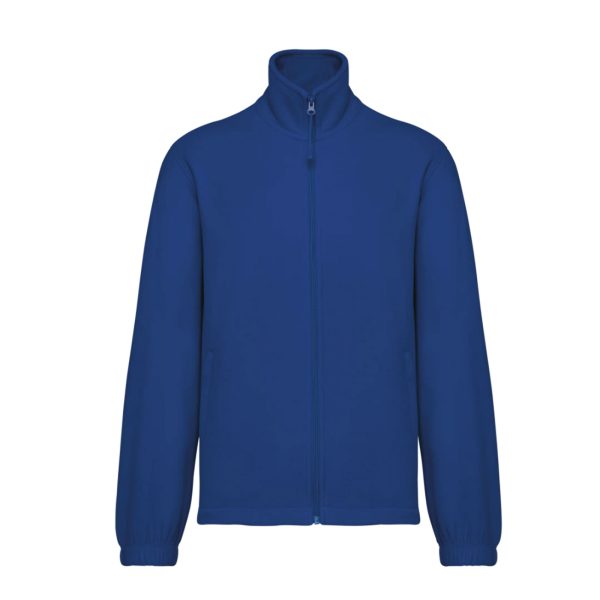 Blauwe fleece vesten bedrukken