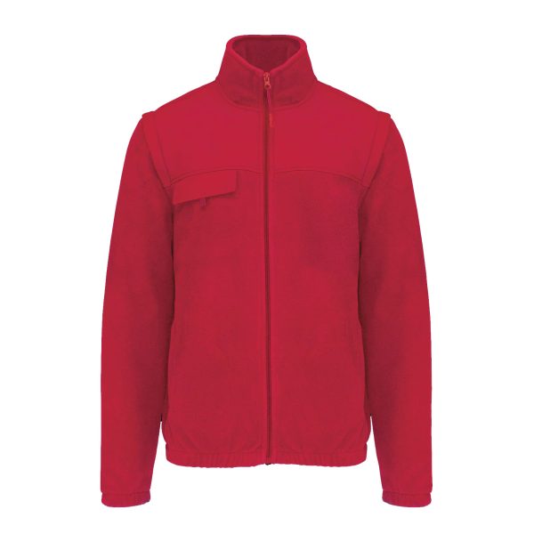 Rode fleece jassen bedrukken